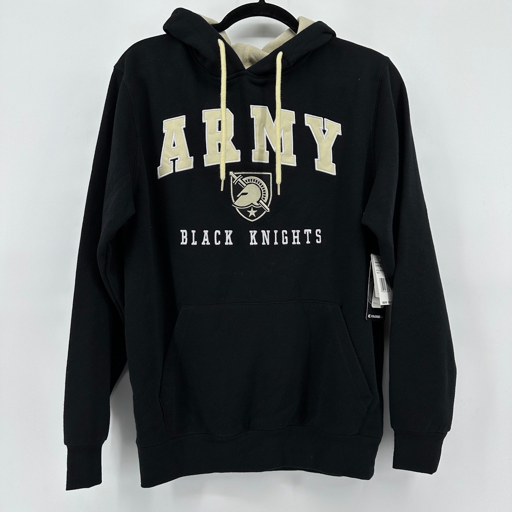 Colosseum Mens Army Black Knights Pullover Hoodie Black DKFH10150 Size S NEW